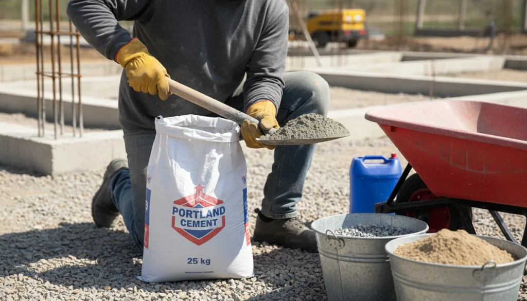 apprenez à doser correctement le béton en utilisant un sac de 25 kg et une pelle. guide pratique étape par étape pour un mélange parfait et des résultats durables.